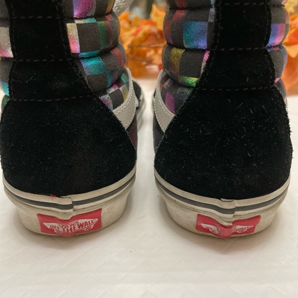 Van’s Off the Wall Hi Top Sneakers. Size 5.5 Black Suede upper & padded sides. - Picture 3 of 12